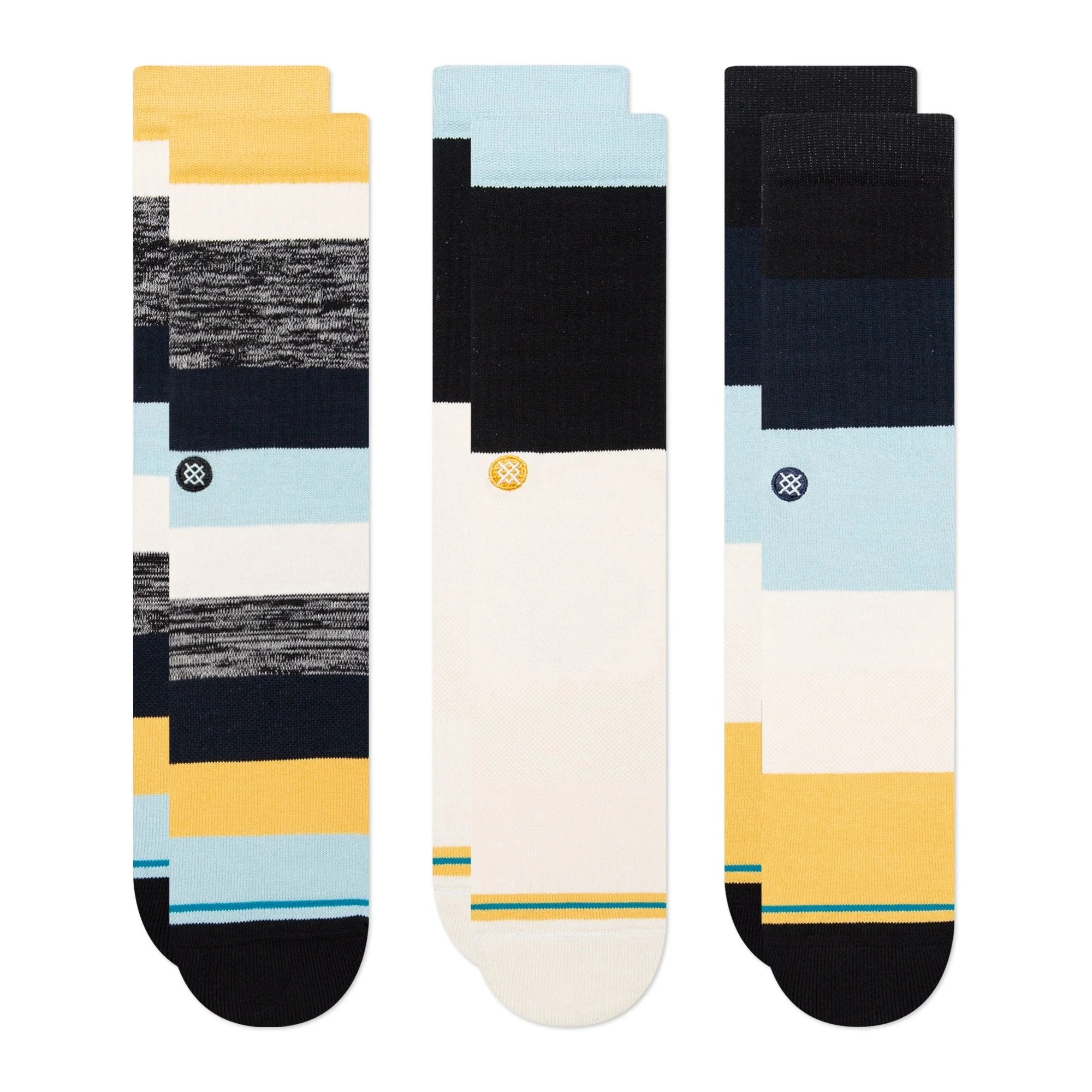 STANCE Melbourne Crew Socks 3 Pack 1 STANCE Melbourne Crew Socks 3 Pack