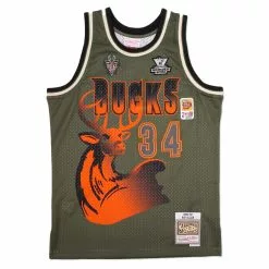 MITCHELL AND NESS Bucks Flight Ray Allen Swingman Jersey