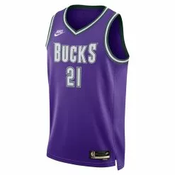 NIKE Bucks Holiday Hardwood Classics Swingman Jersey