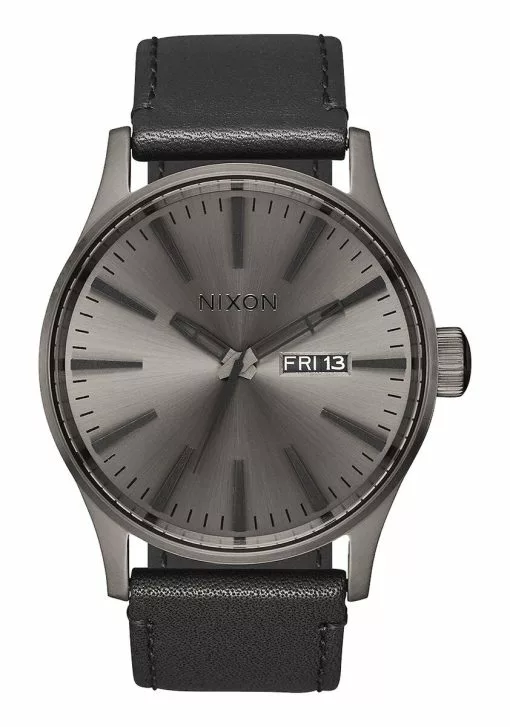 NIXON Sentry Leather Watch -Cheap clothing Store image 605
